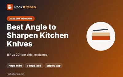 Best Angle to Sharpen Kitchen Knives 2026: 15° vs 20° and 6 Tools