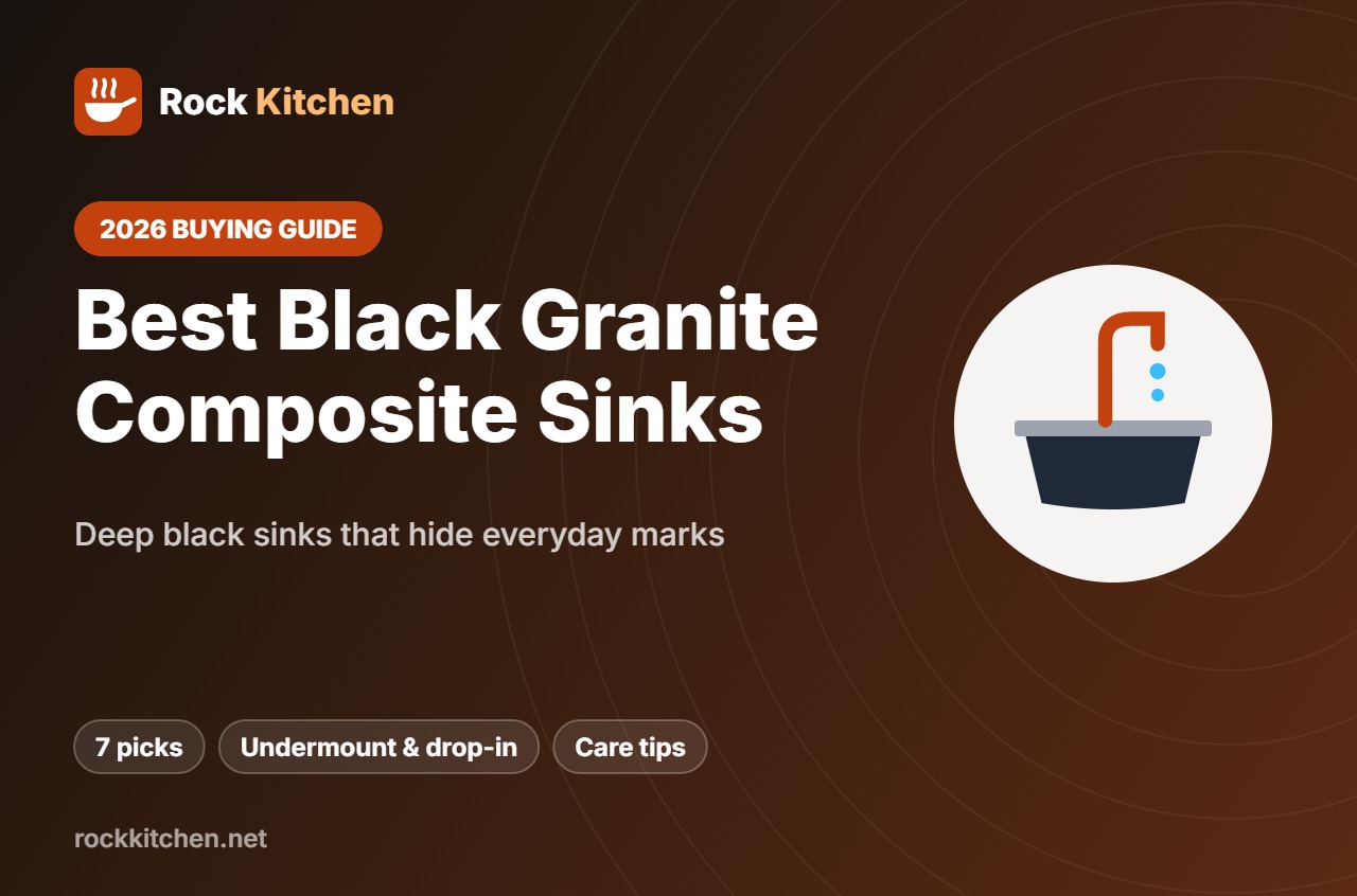 Best Black Granite Composite Sink – Rock Kitchen buying guide