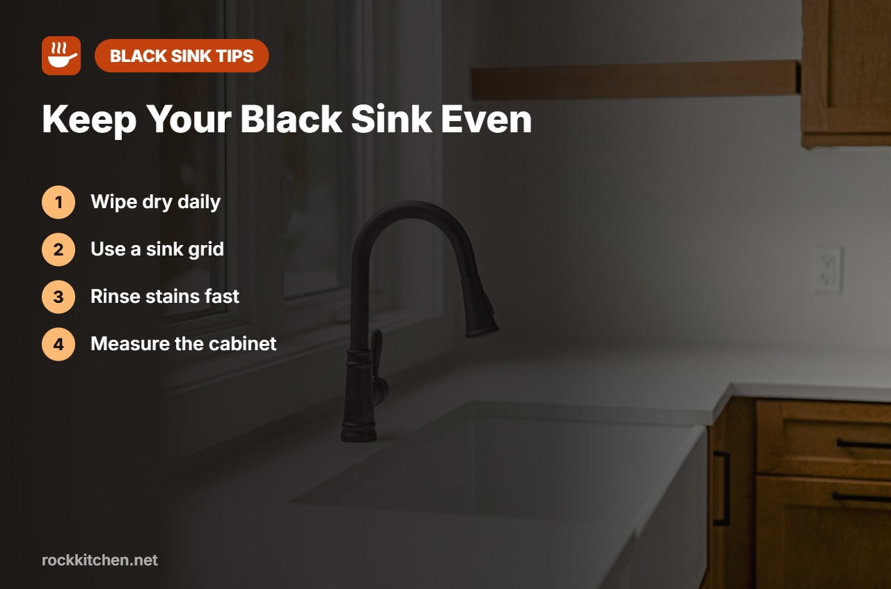 Tips for best black granite composite sink