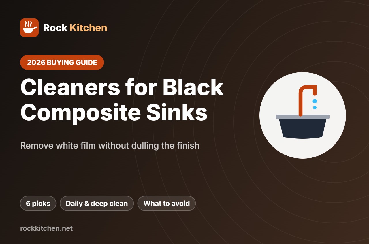 Best cleaner for black granite composite sink – Rock Kitchen guide