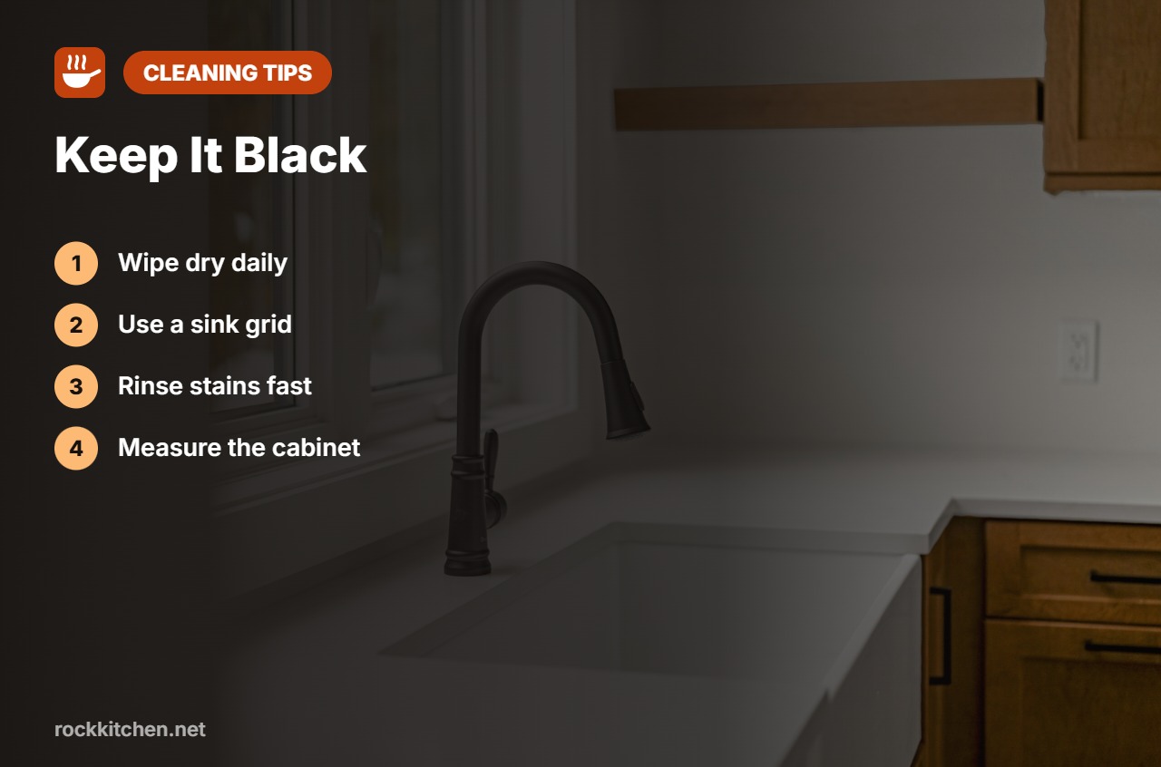 Tips for best cleaner for black granite composite sink