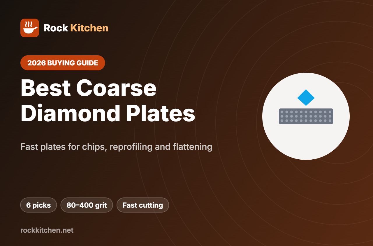 Best coarse diamond plate for edge repair
