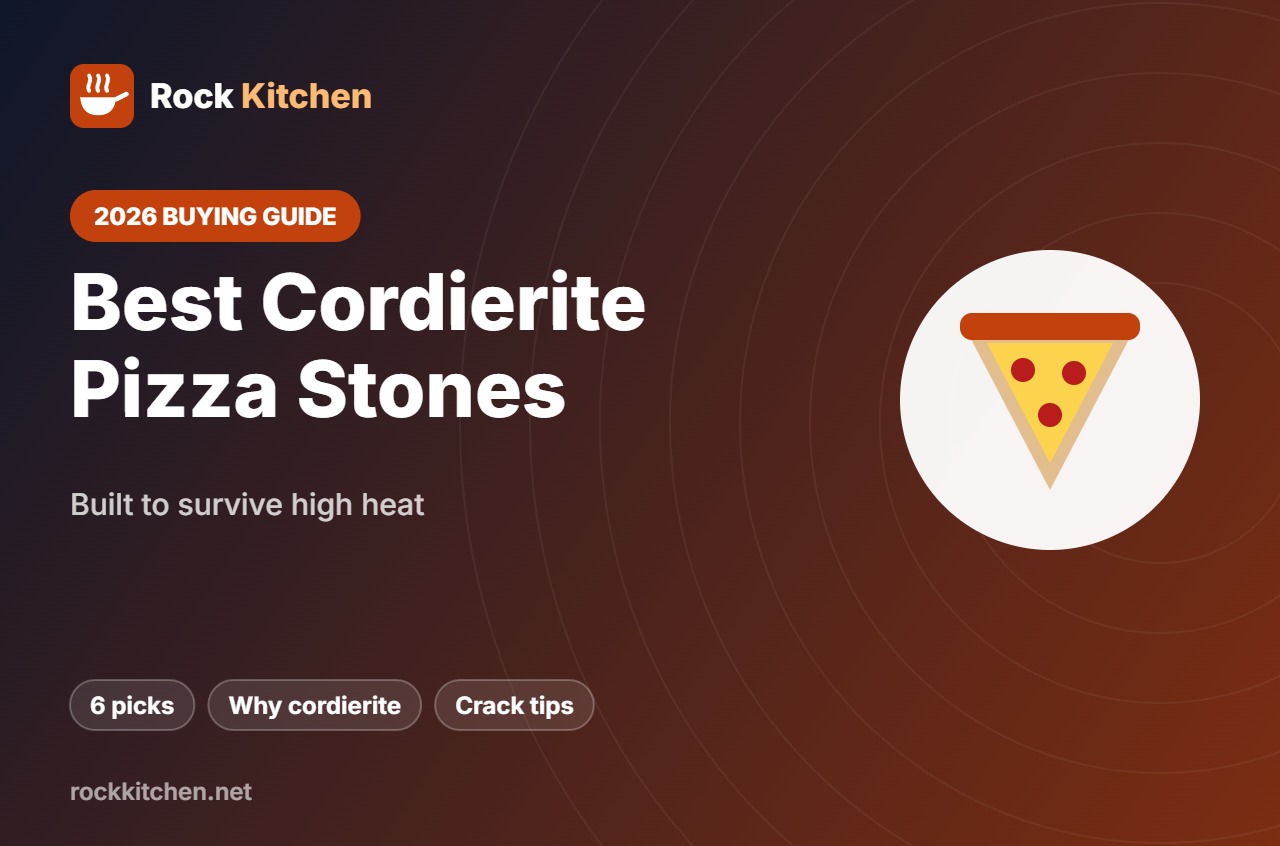 Best Cordierite Pizza Stone – Rock Kitchen buying guide
