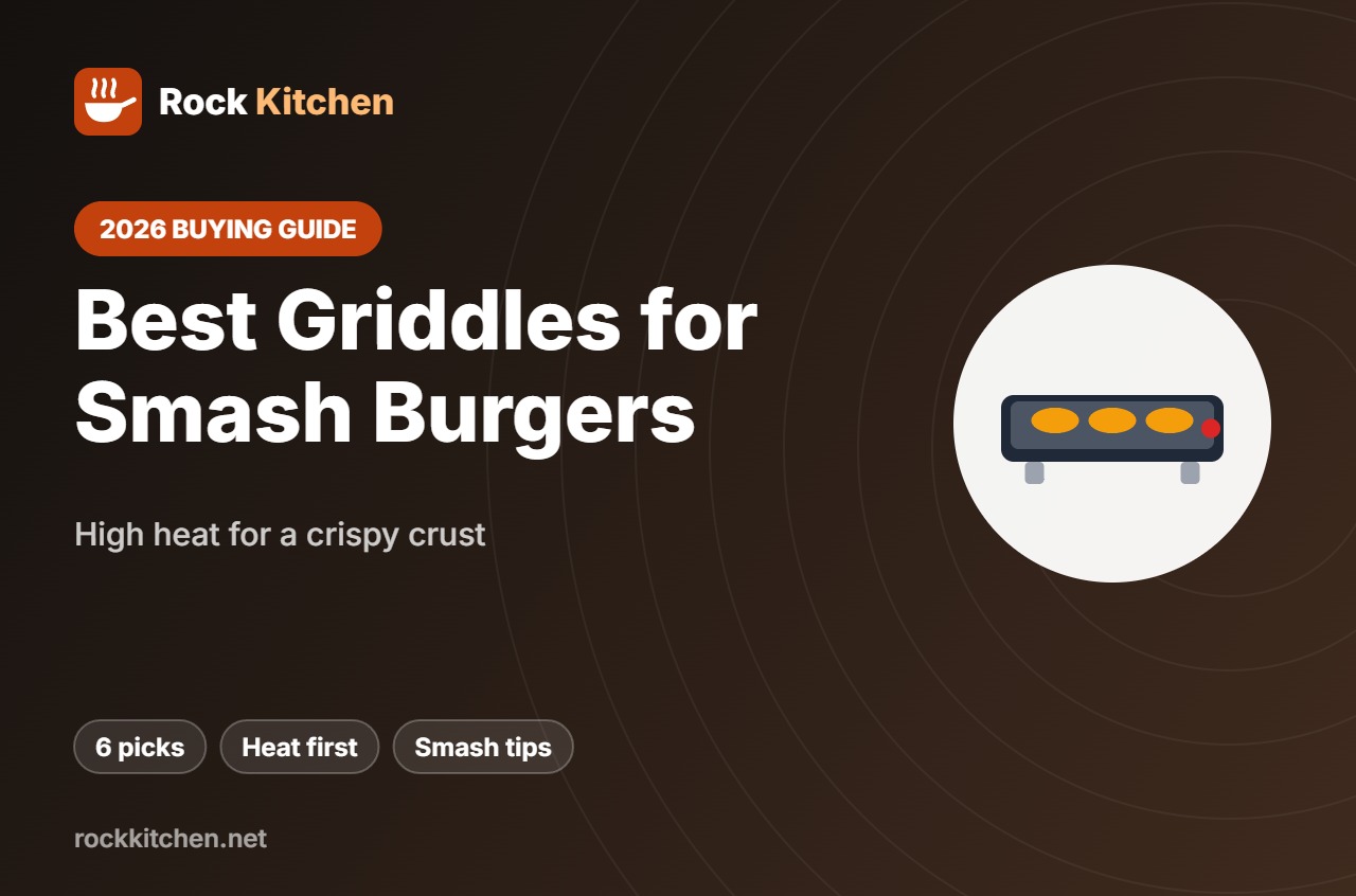 Best Electric Griddle for Smash Burgers – Rock Kitchen buying guide