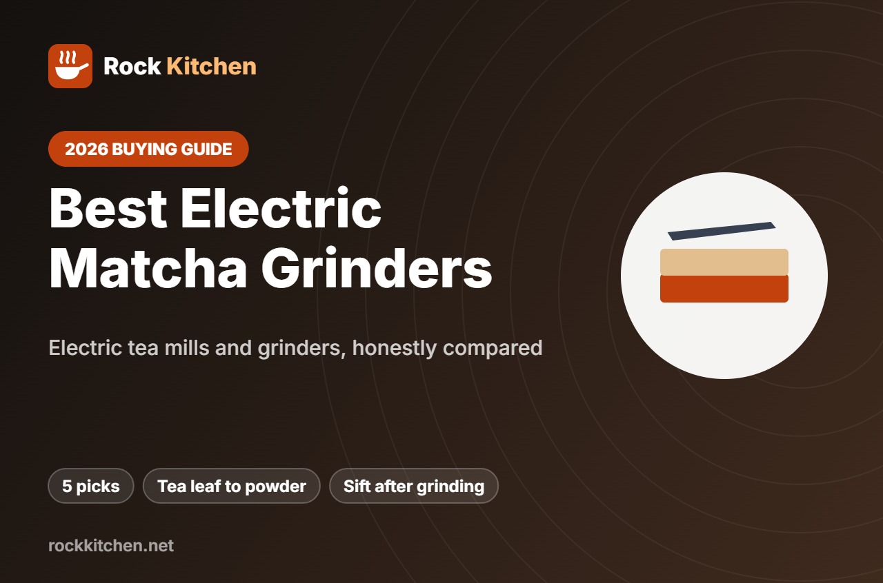 Best Electric Matcha Grinder – Rock Kitchen buying guide
