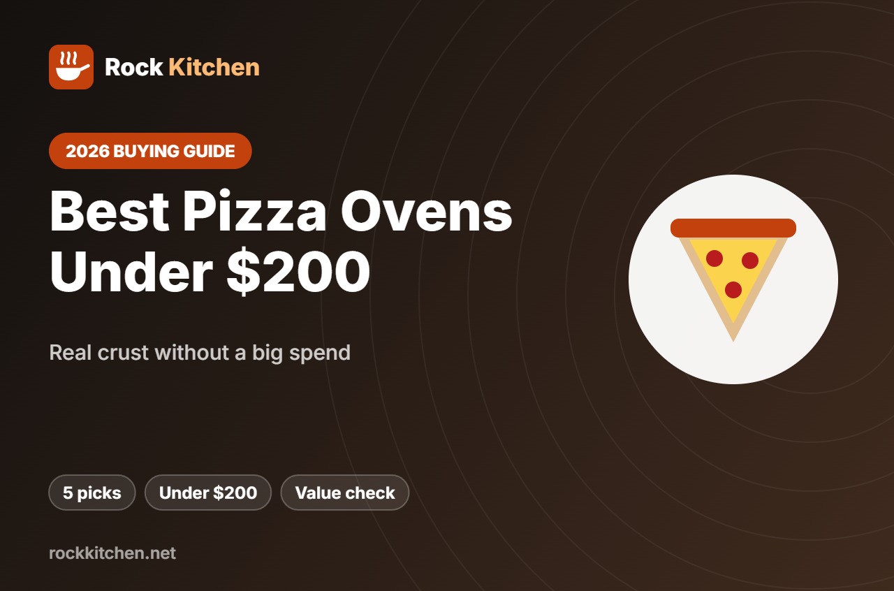 Best electric pizza oven under 200 – Rock Kitchen guide