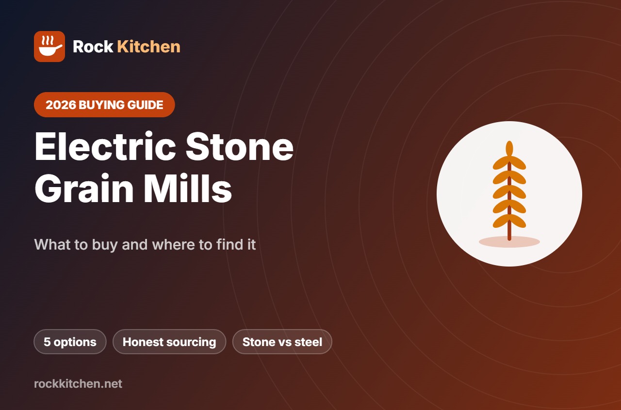 Best Electric Stone Grain Mill – Rock Kitchen buying guide