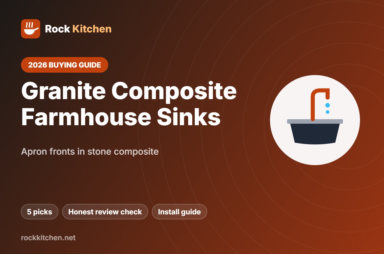 Best Granite Composite Farmhouse Sink – Rock Kitchen buying guide