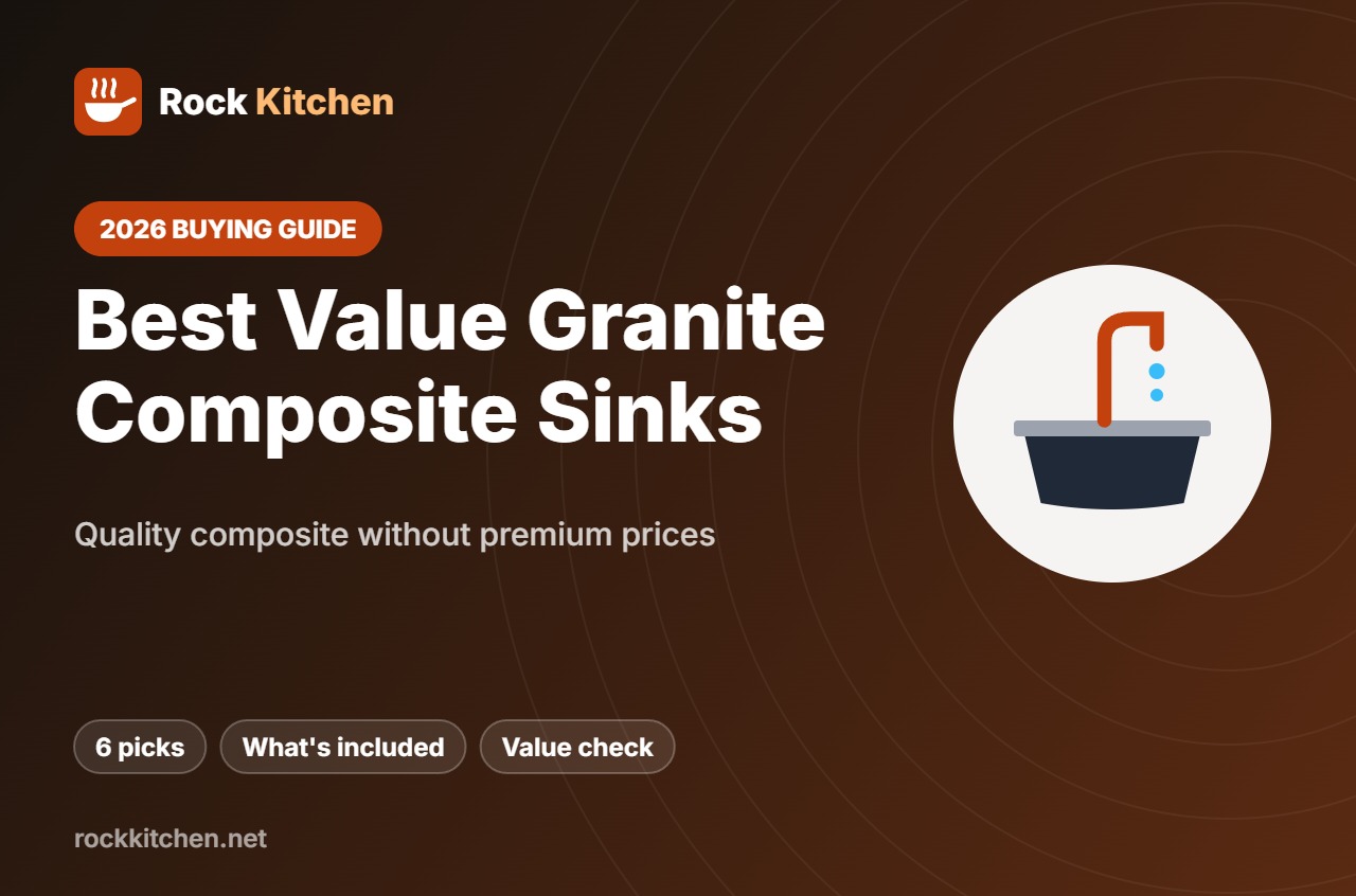 Best granite composite sink for the money – Rock Kitchen guide