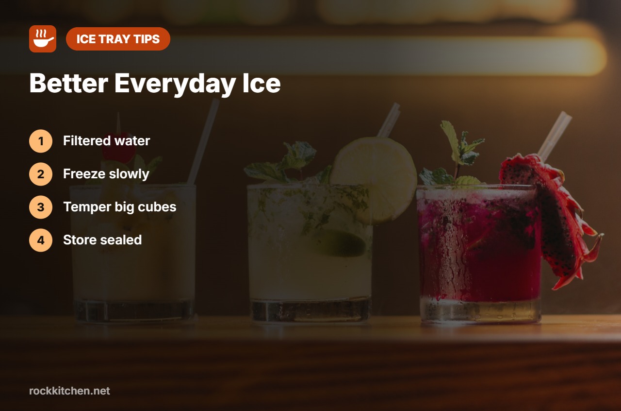 Tips for best ice cube trays