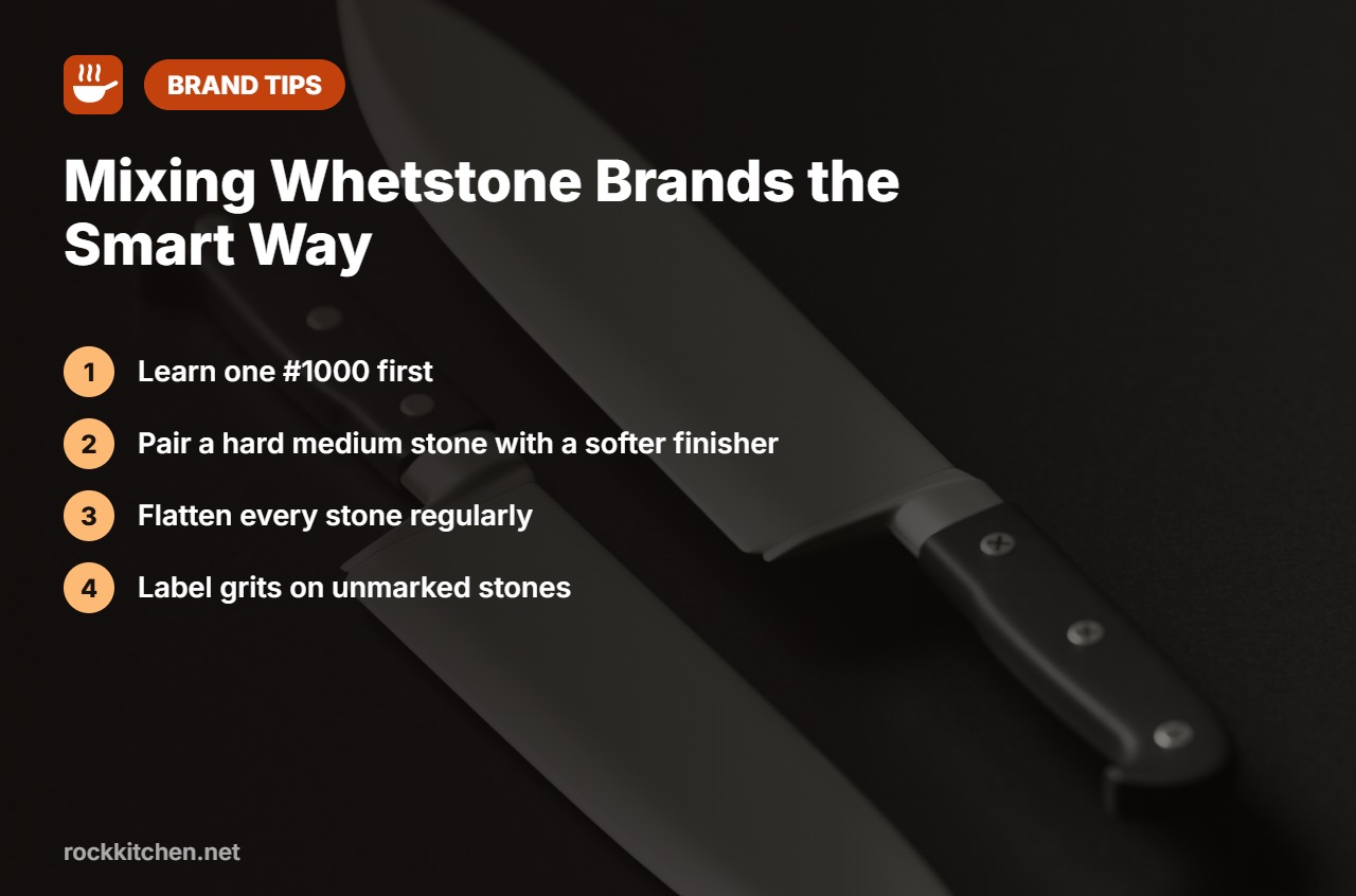 Tips for combining Japanese whetstone brands
