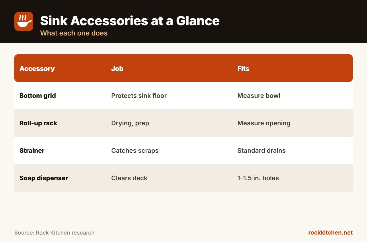 Best Kitchen Sink Accessories at a glance