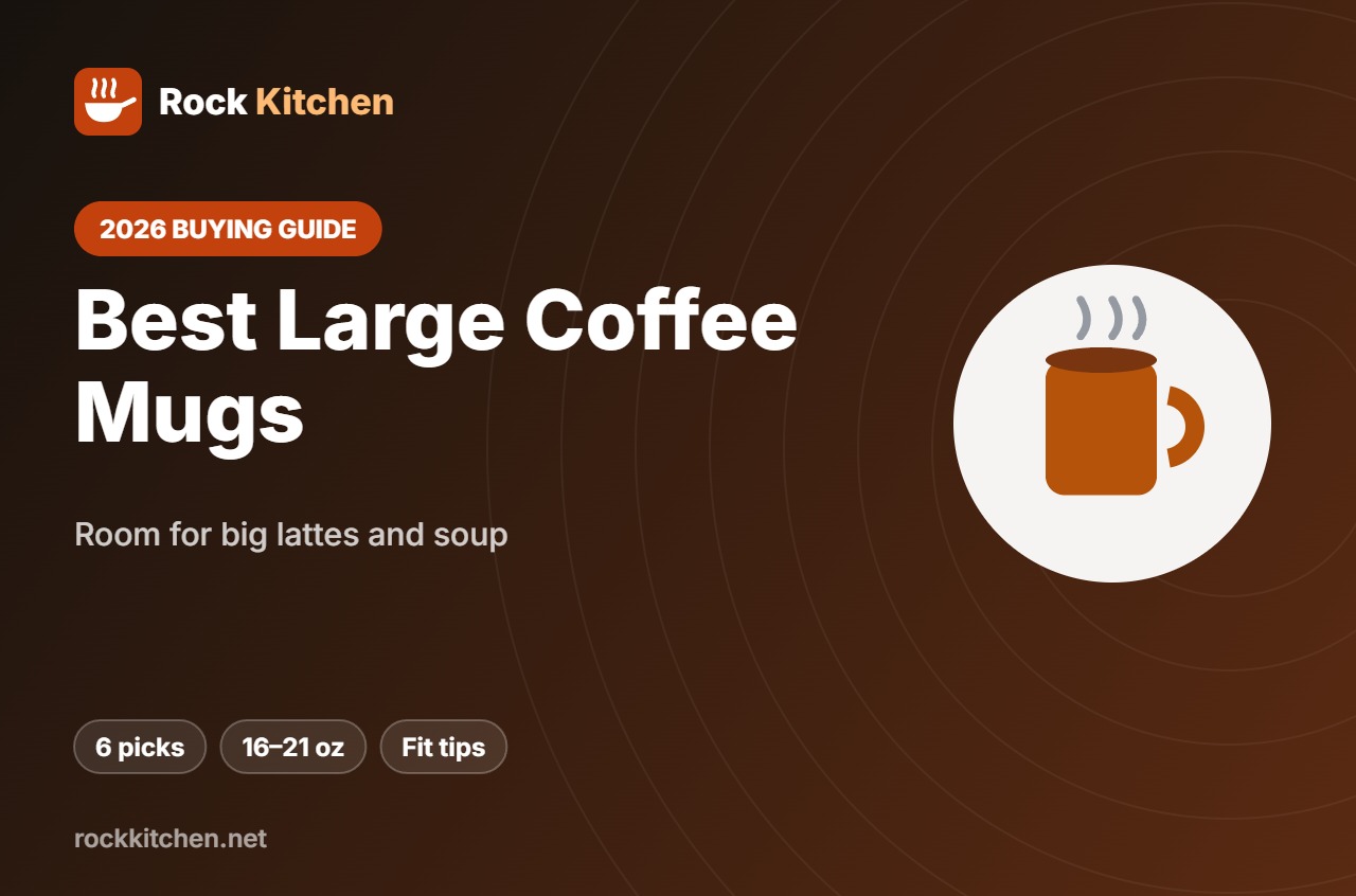 Best Large Coffee Mugs – Rock Kitchen buying guide