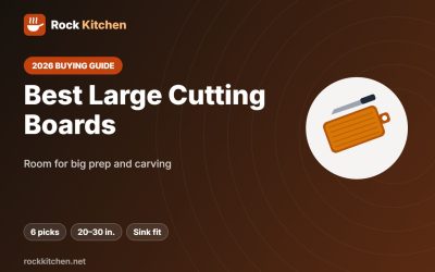 Best Large Cutting Board 2026: 6 Big Boards for Serious Prep