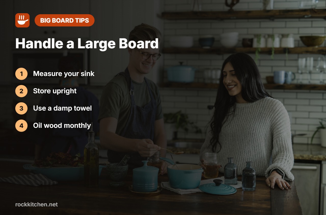 Tips for best large cutting board