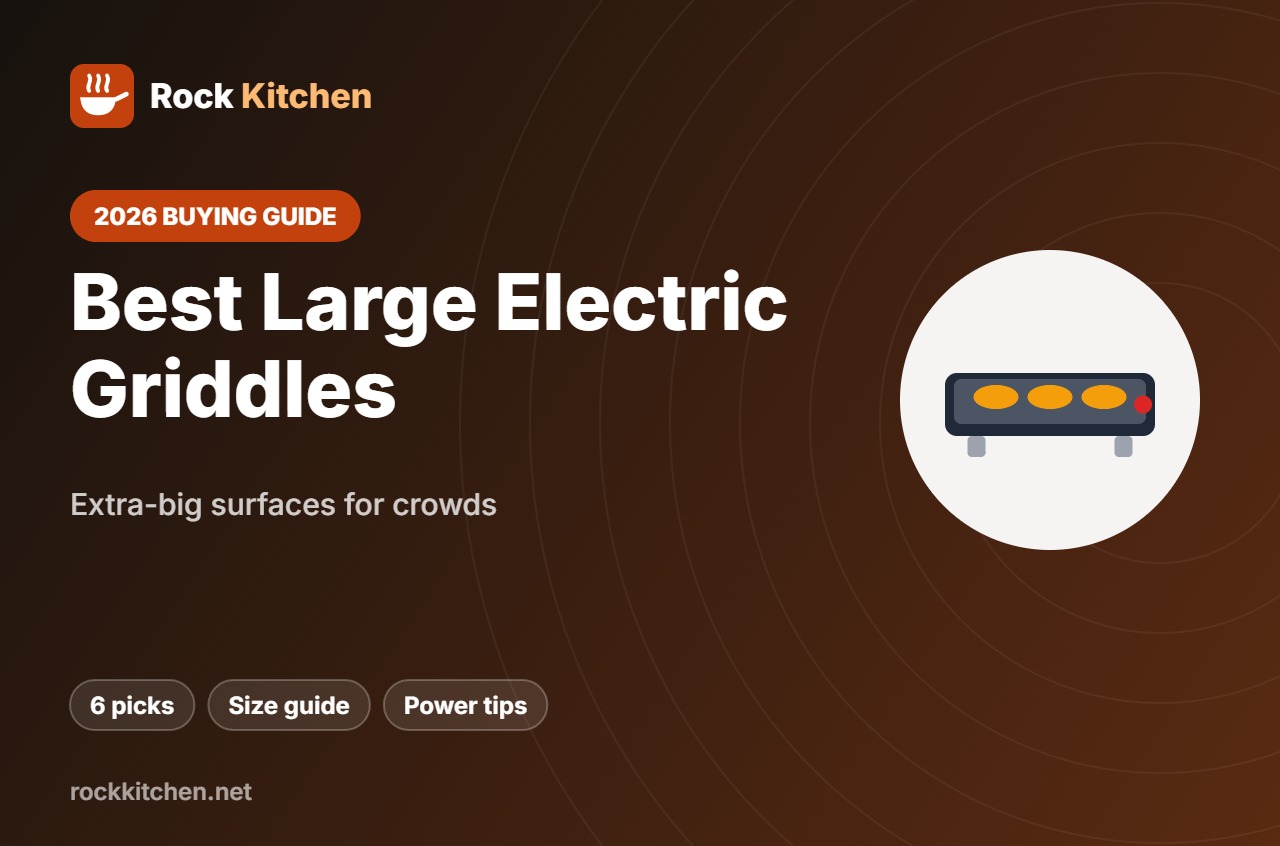 Best Large Electric Griddle – Rock Kitchen buying guide