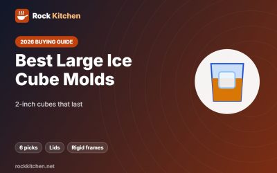 Best Large Ice Cube Mold 2026: 6 Trays for 2-Inch Slow-Melt Cubes