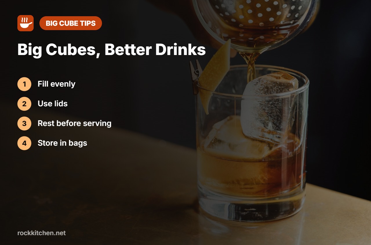 Tips for best large ice cube mold
