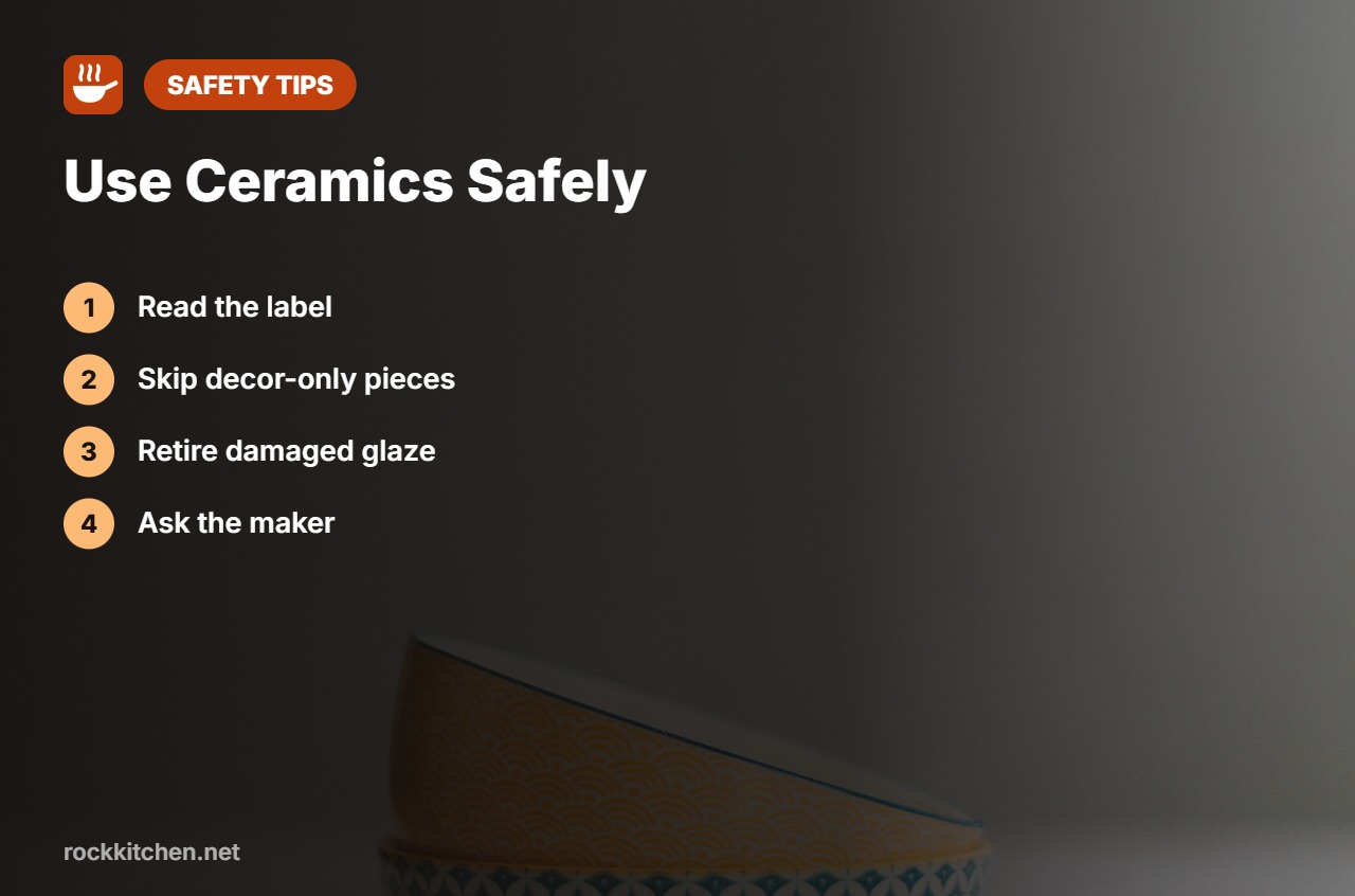 Tips for best lead free dinnerware