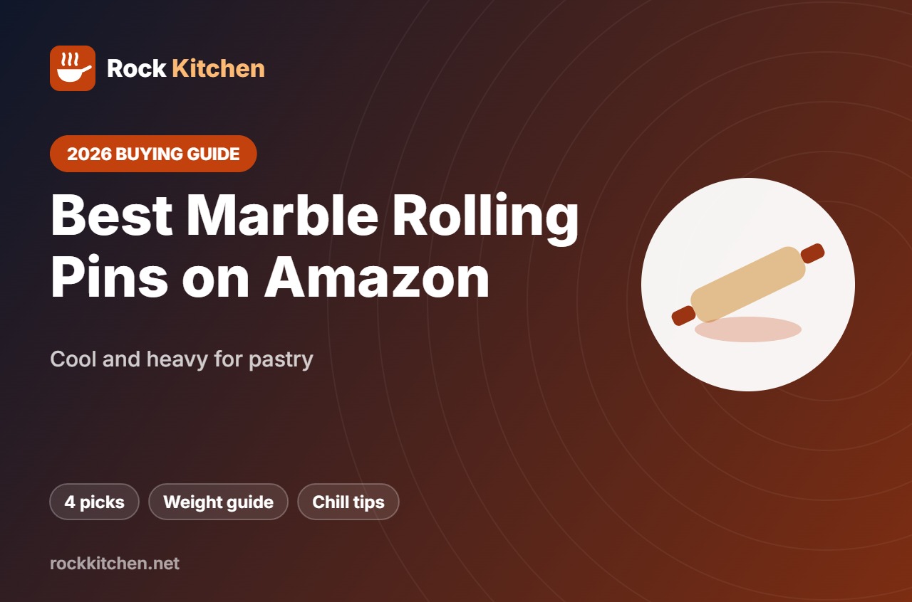 Best marble rolling pin Amazon – Rock Kitchen guide
