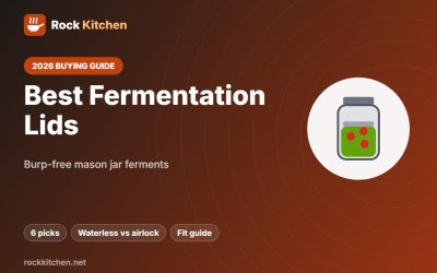 Best Mason Jar Fermentation Lids 2026: 6 Airlock and Valve Lid Sets