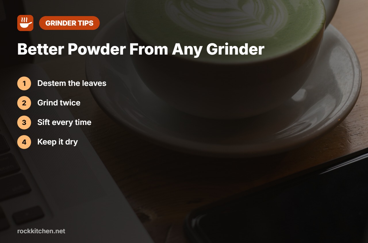 Tips for best matcha grinder