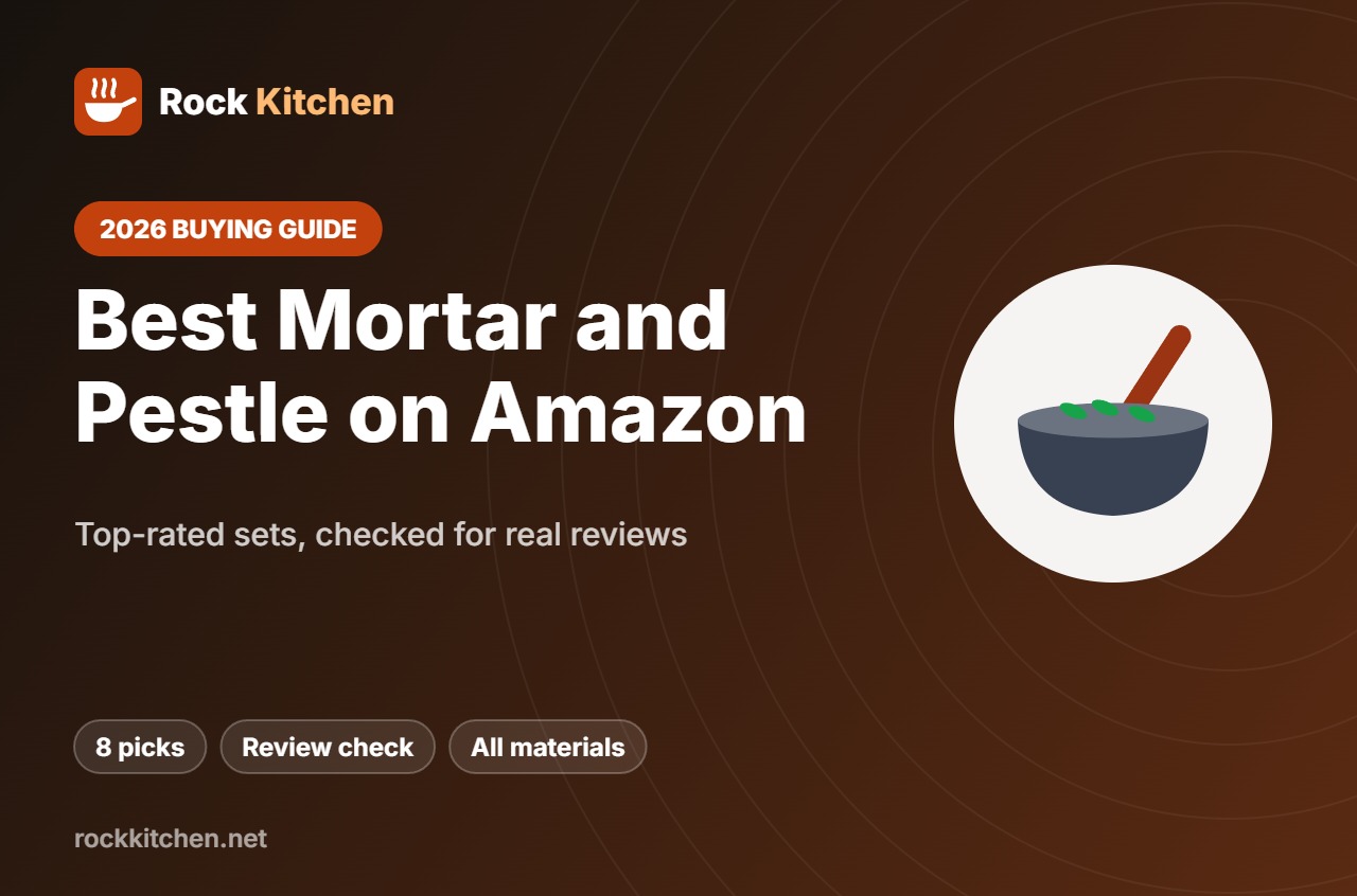 Best mortar and pestle Amazon – Rock Kitchen guide