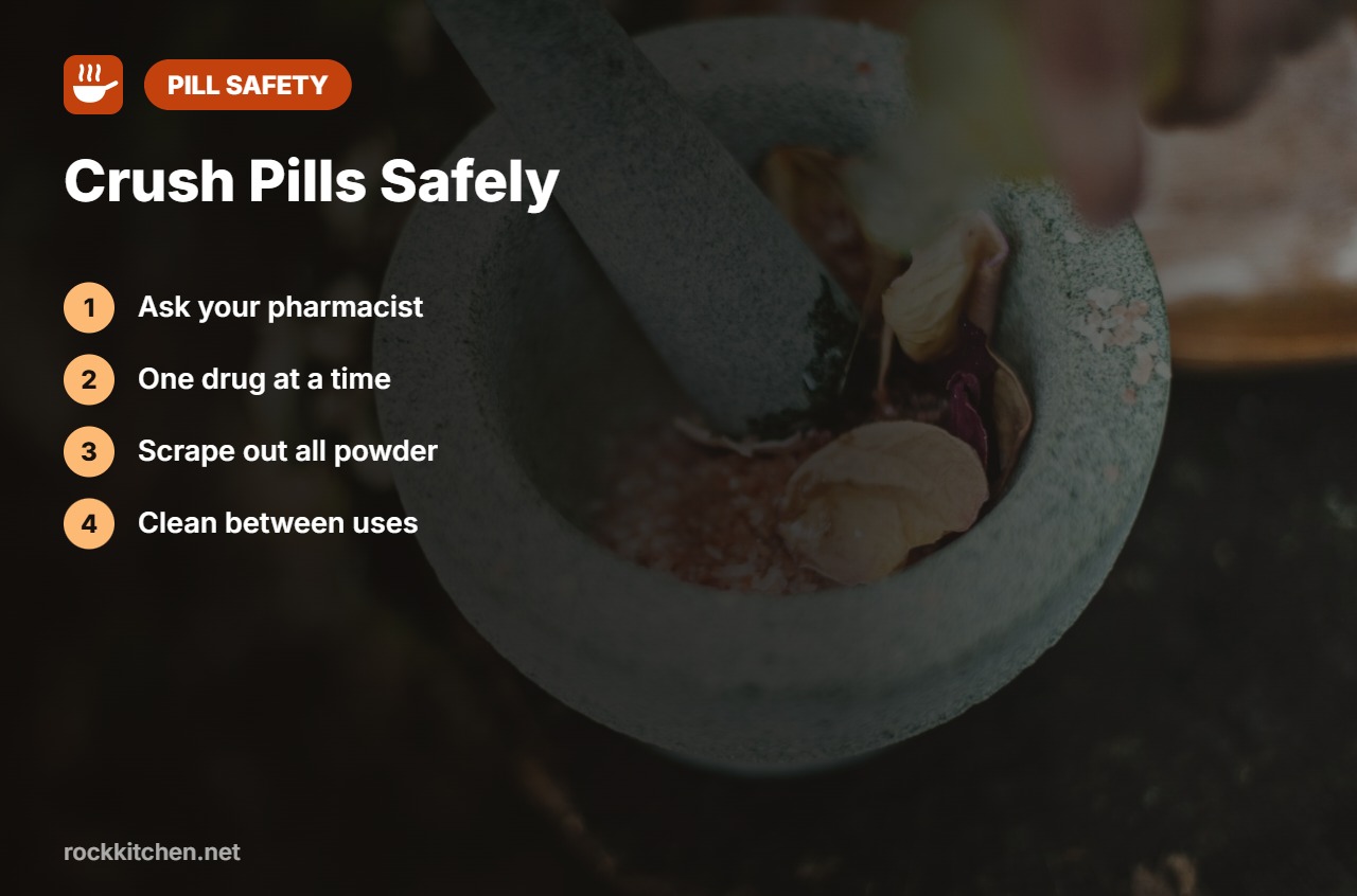 Tips for best mortar and pestle for crushing pills