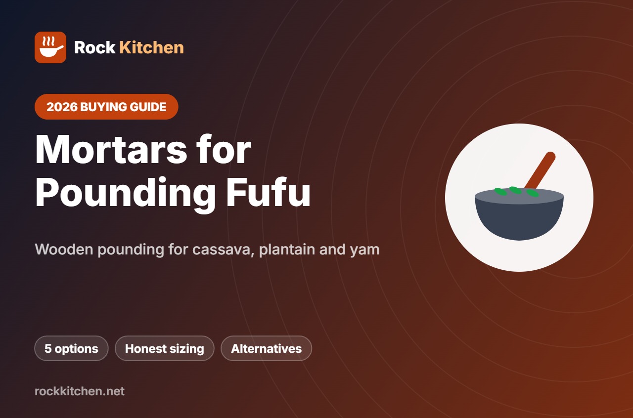 Best mortar and pestle for fufu – Rock Kitchen guide