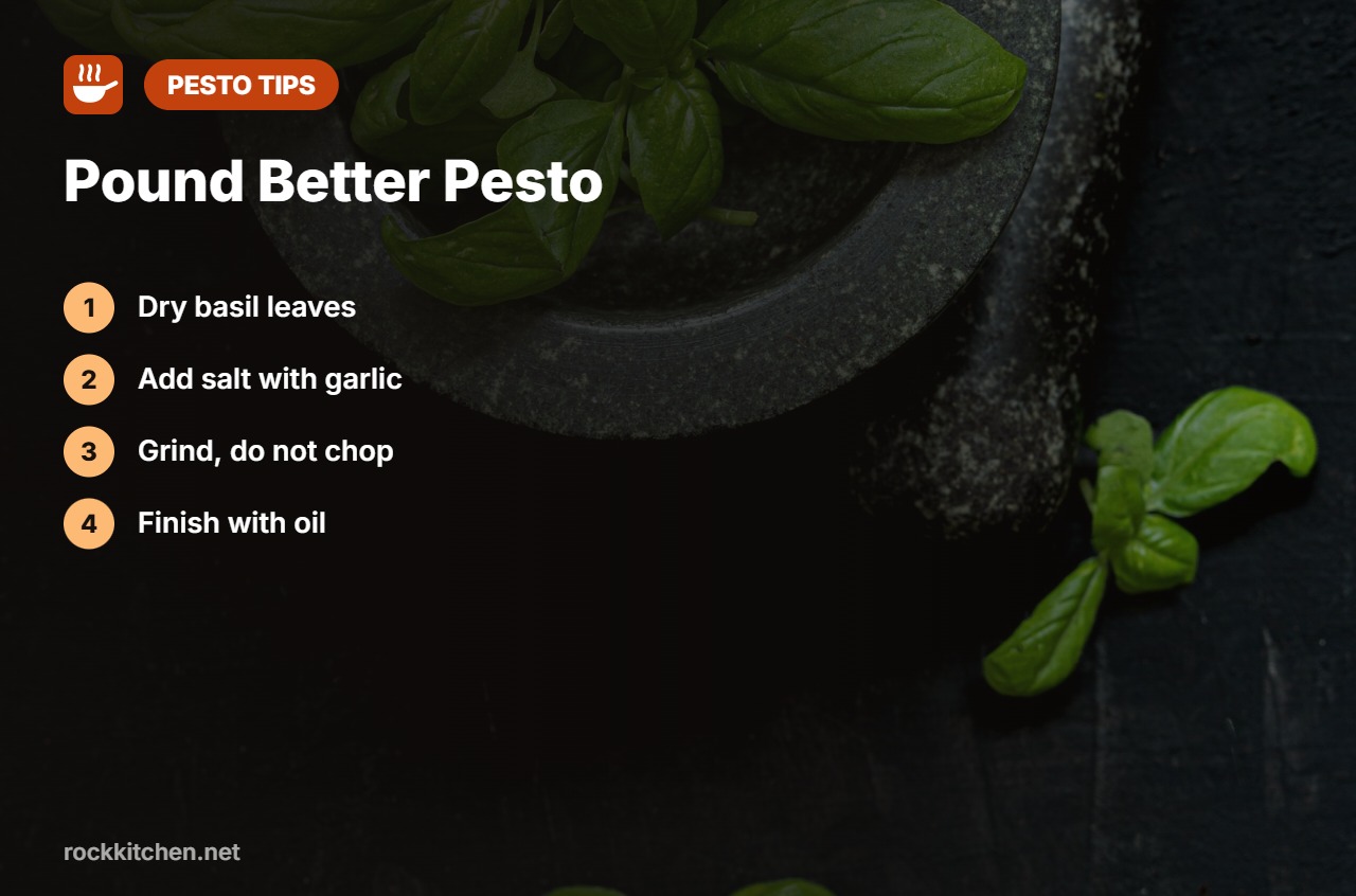 Tips for best mortar and pestle for pesto