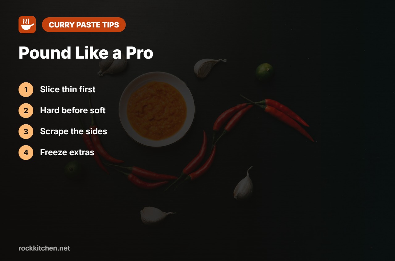 Tips for best mortar and pestle for thai curry paste