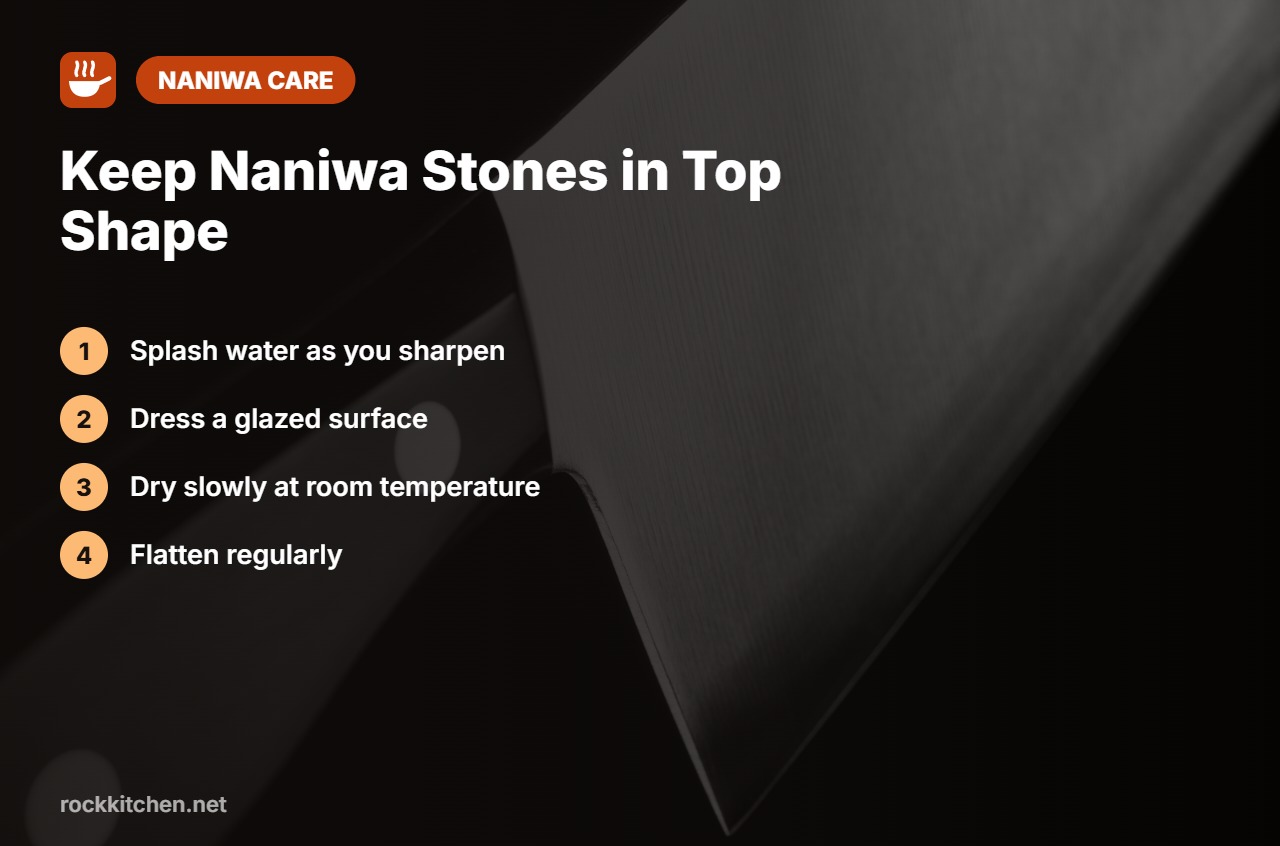Naniwa whetstone care tips