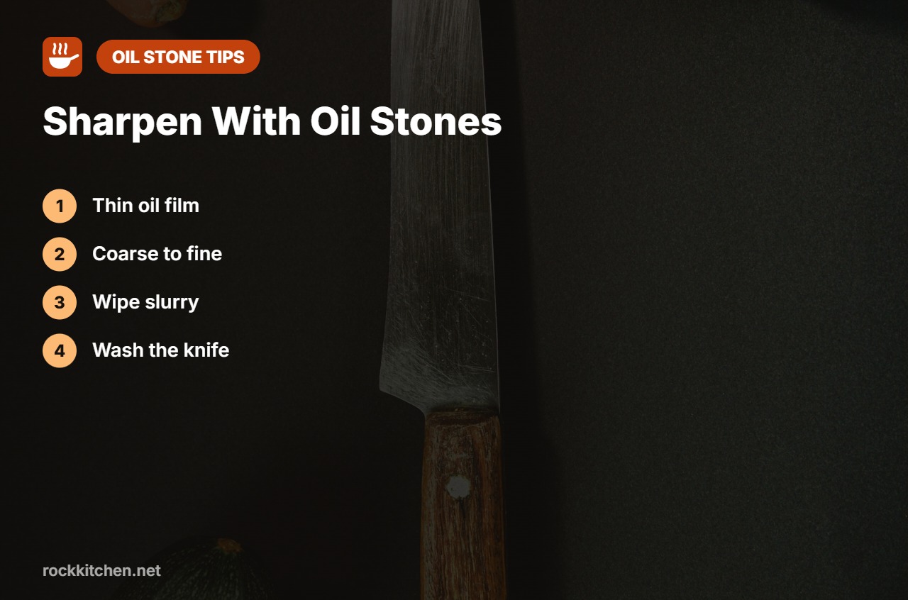 Tips for best oil stone for knives