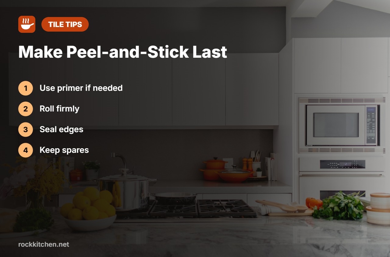 Tips for best peel and stick tile for kitchen