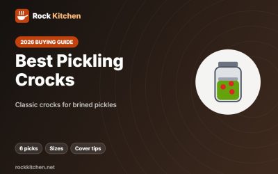 Best Pickling Crock 2026: 6 Stoneware Crocks for Classic Pickles