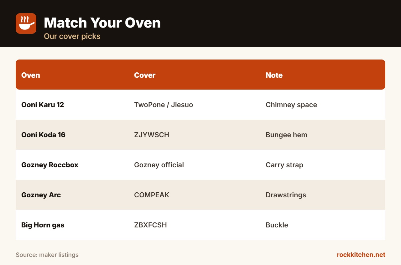 Best Pizza Oven Cover at a glance
