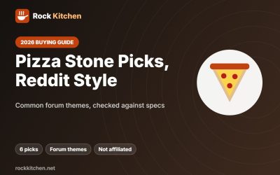 Best Pizza Stone Reddit 2026: What Home Pizza Fans Keep Recommending