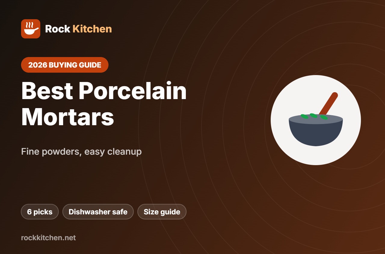 Best Porcelain Mortar and Pestle – Rock Kitchen buying guide