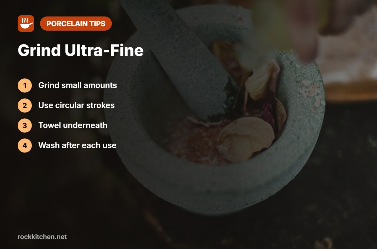 Tips for best porcelain mortar and pestle