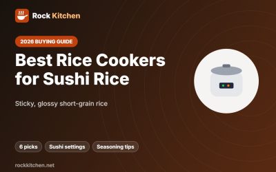 Best Rice Cooker for Sushi Rice 2026: 6 Cookers for Sticky Short Grain