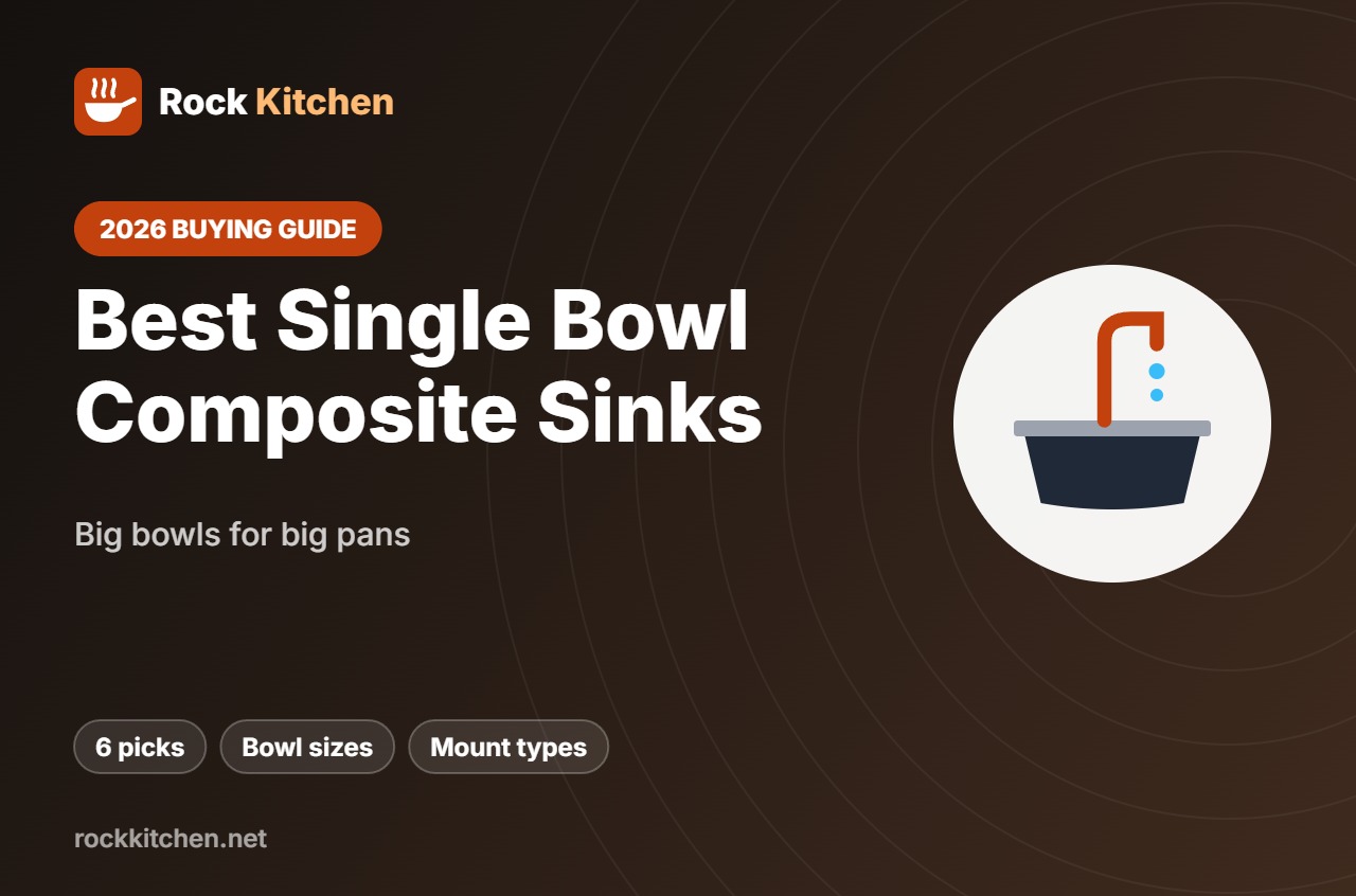 Best Single Bowl Granite Composite Sink – Rock Kitchen buying guide