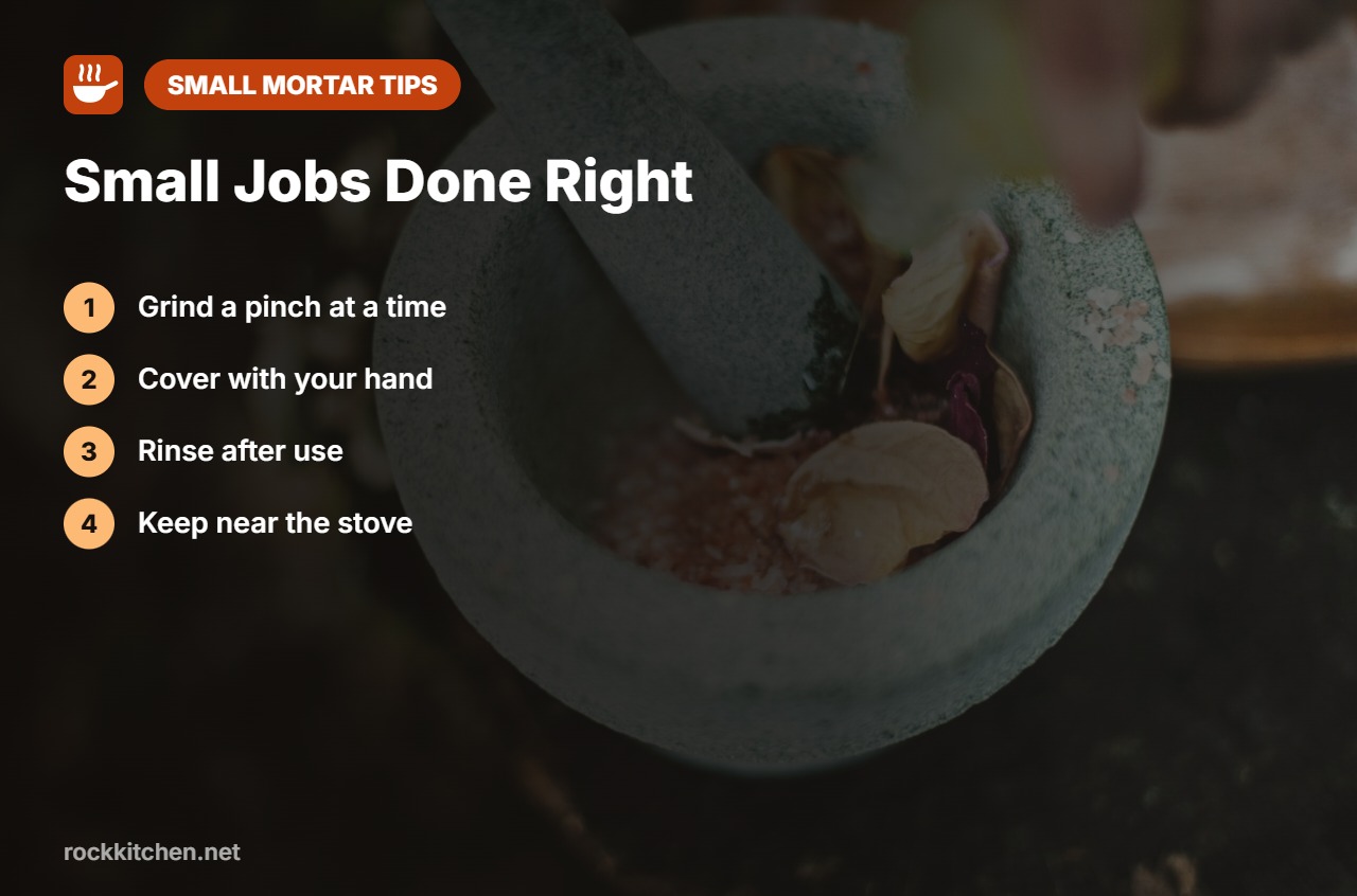 Tips for best small mortar and pestle