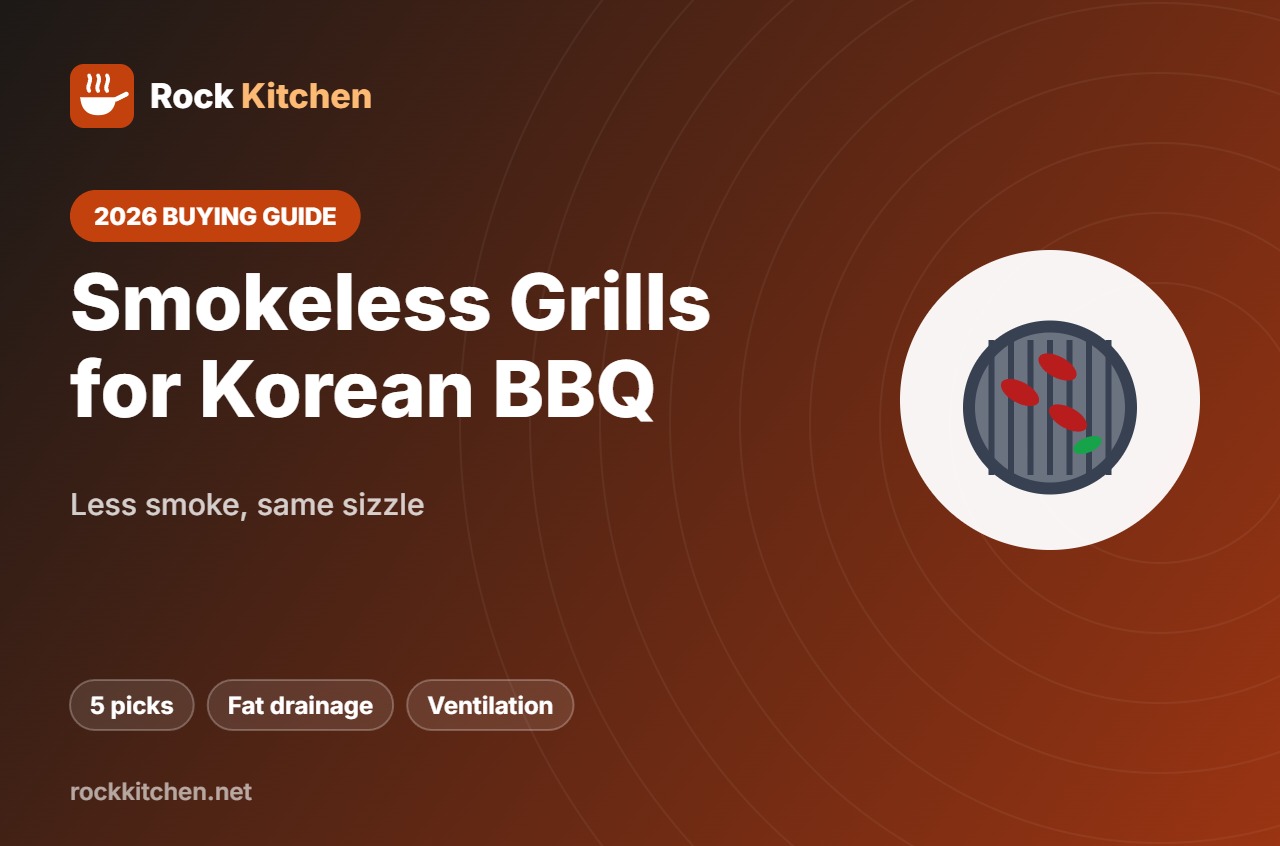 Best Smokeless Grill for Korean BBQ – Rock Kitchen buying guide