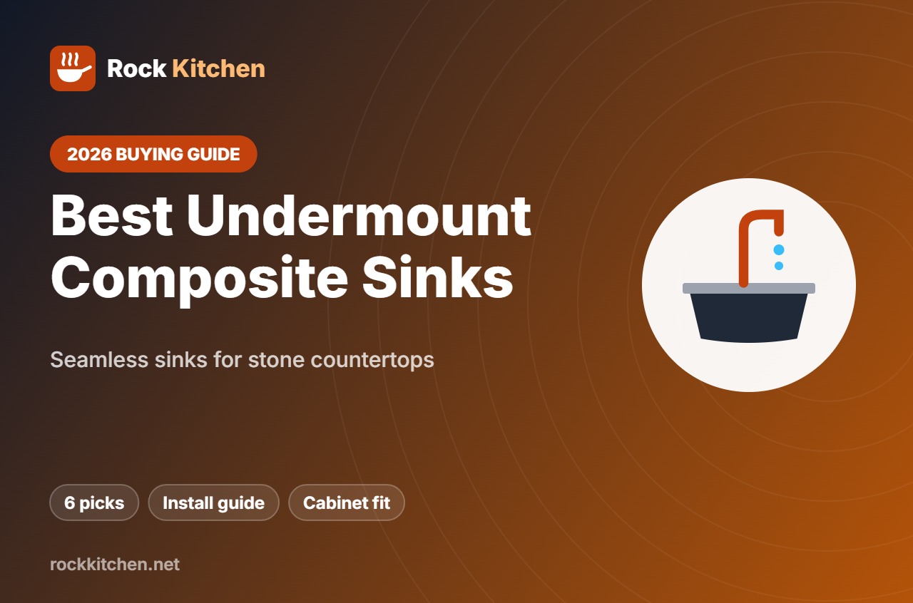 Best Undermount Granite Composite Sink – Rock Kitchen buying guide