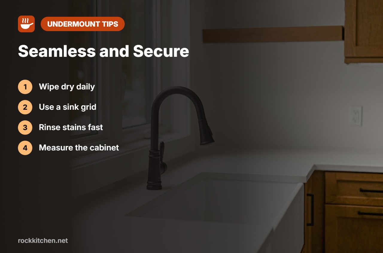 Tips for best undermount granite composite sink