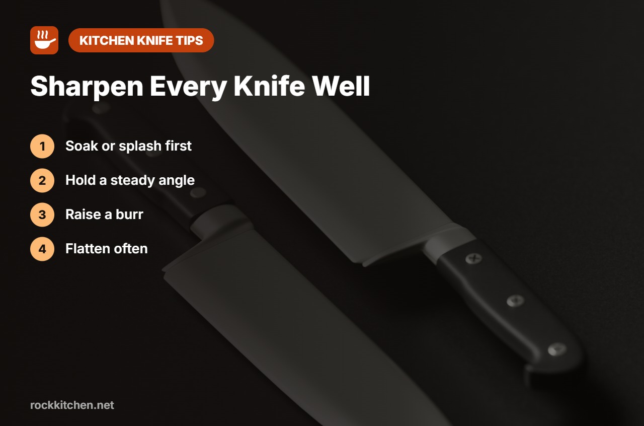 Tips for best whetstone for kitchen knives