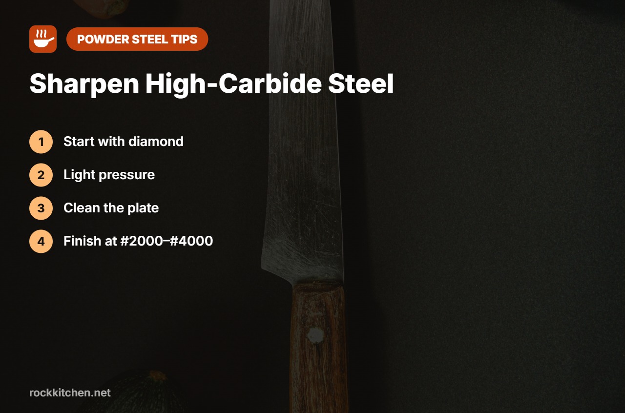 Tips for best whetstone for powder steel