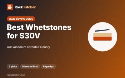 Best Whetstone for S30V 2026: 6 Diamond and Ceramic Stones Compared