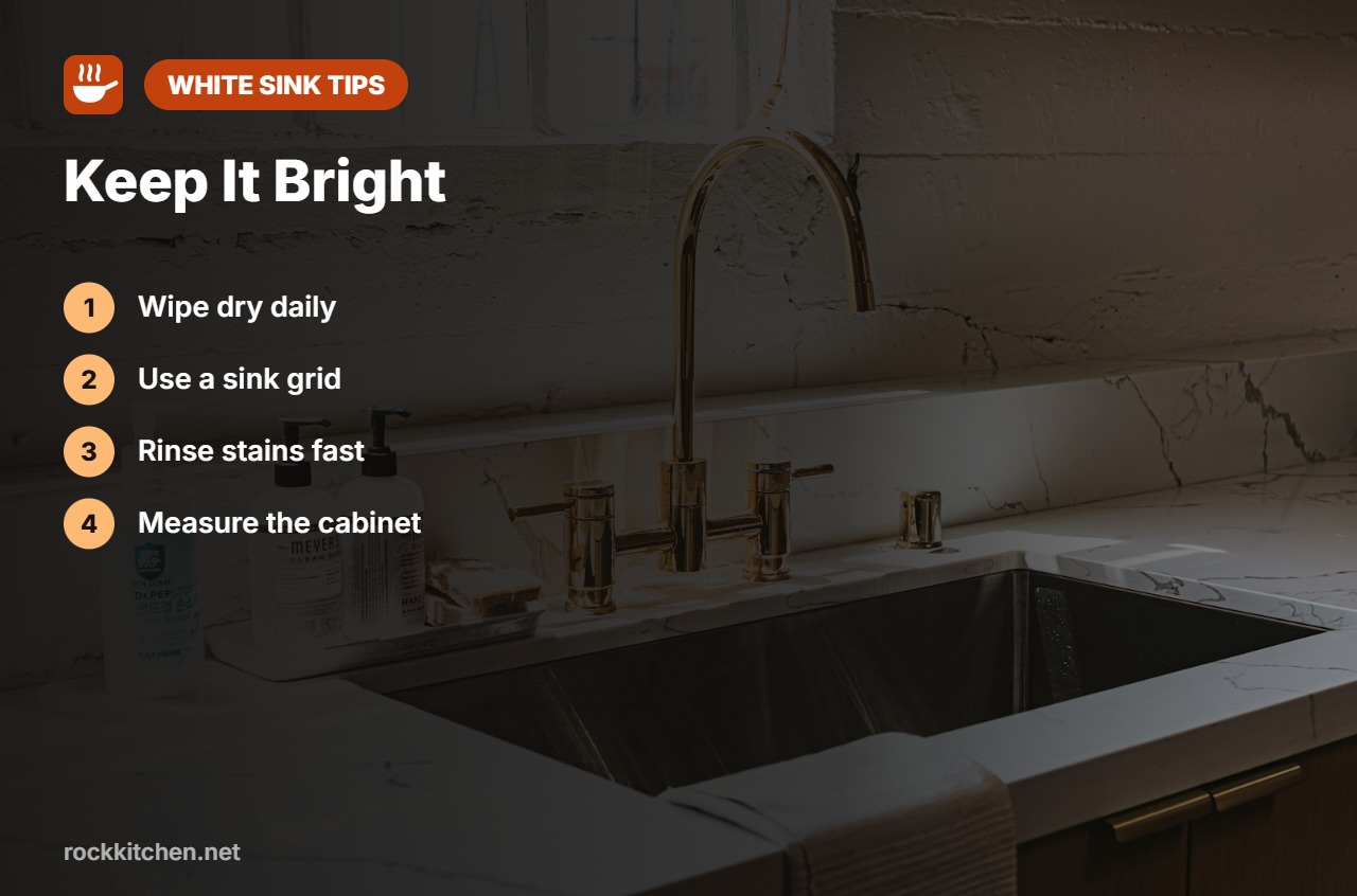Tips for best white granite composite sink