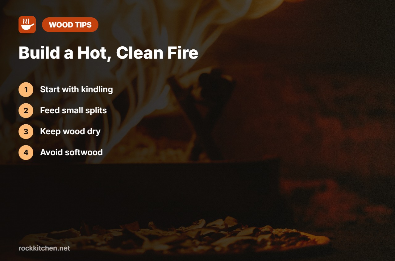 Tips for best wood for pizza oven